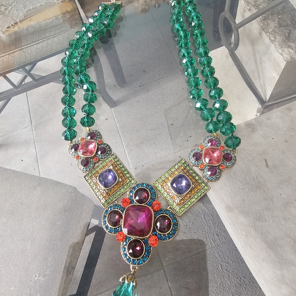 Heidi daus style colorful necklace - Picture 3 of 4